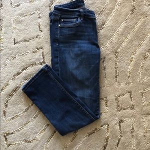 WHBM Crop Leg Jeans Stud Pocket Sz 6